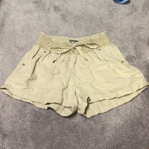 Beige shorts